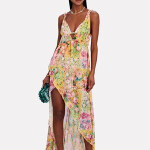 For Love and Lemons Madison Floral Maxi Dress